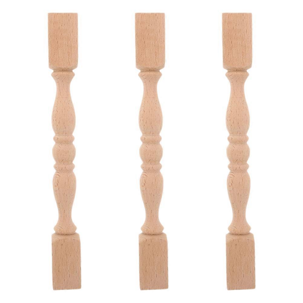 Wooden Bed Post Finials for Display Use 6Pcs Unfinished Wood Finials
