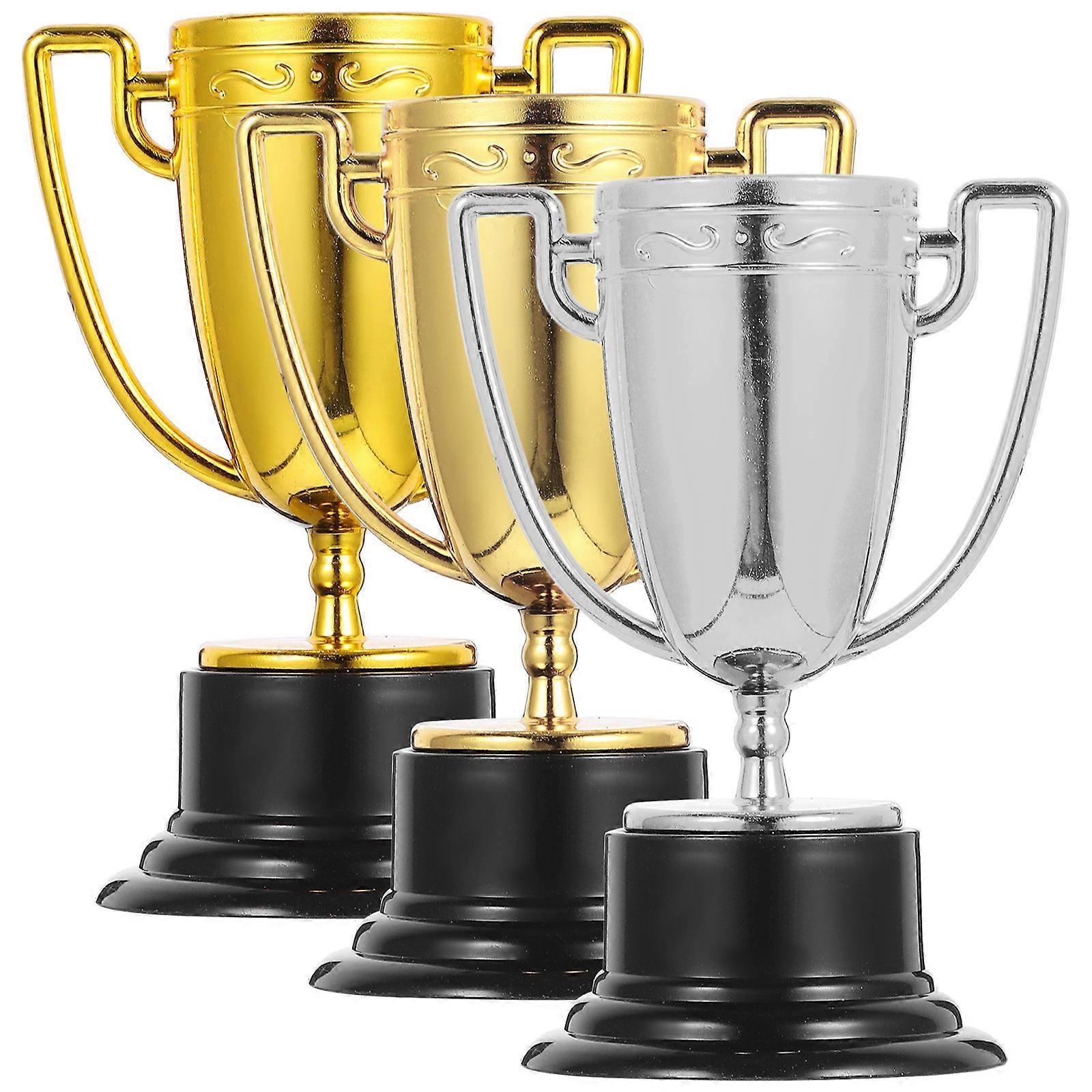 Plastic Trophy Competition Trophy for Wearing 6Pcs Portable Reward Trophies