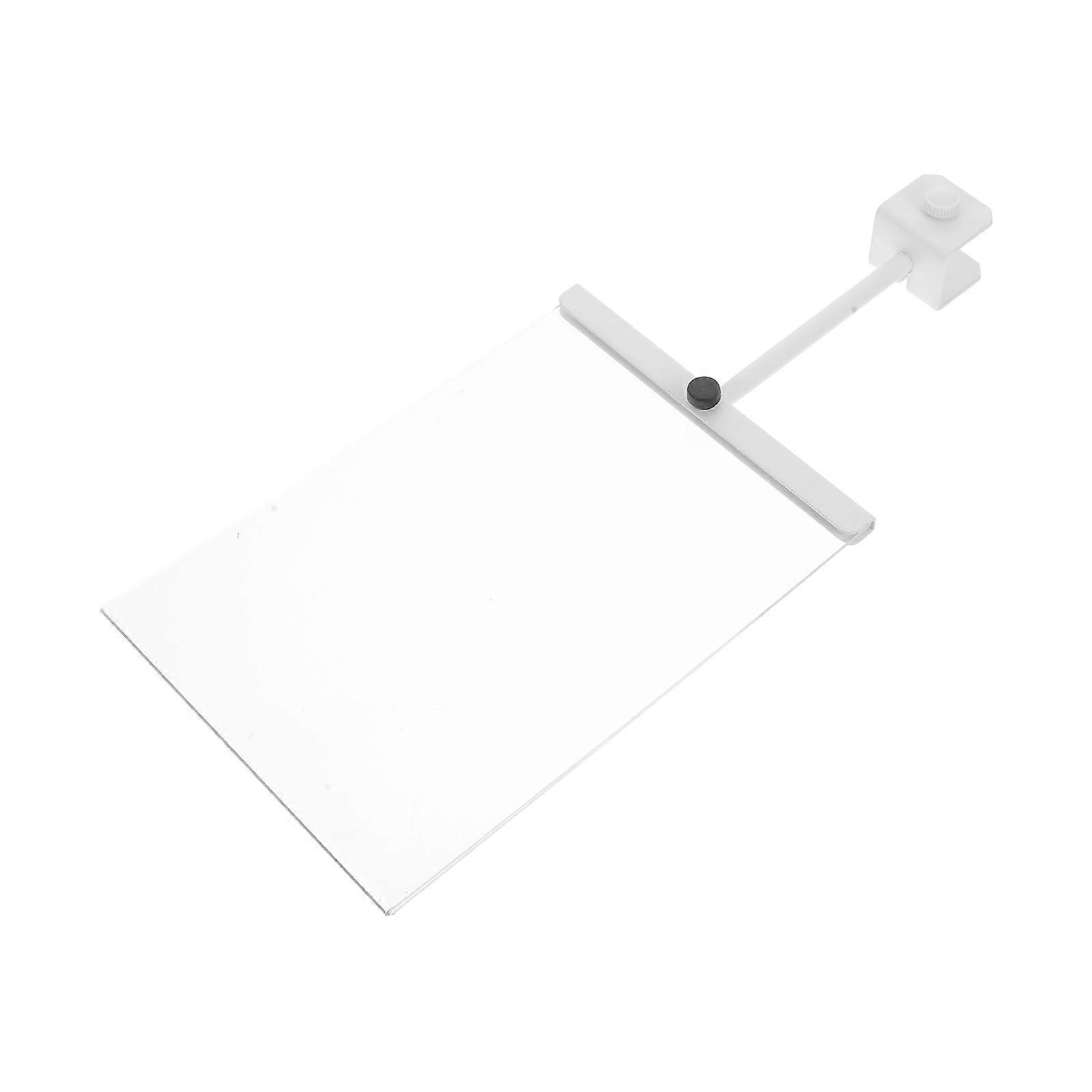 Office Sign Holder with Rotating Acrylic Clips for Store Display 3Pcs