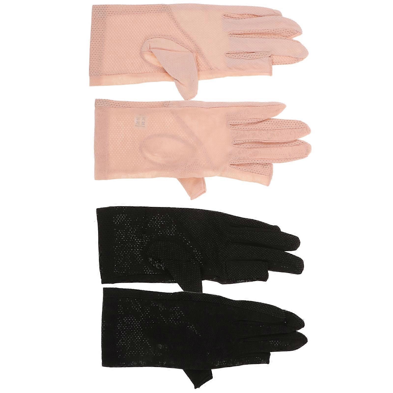 Sun-Proof Driving Gloves for Protection 4Pairs Professional Riding Gloves in Assorted Color