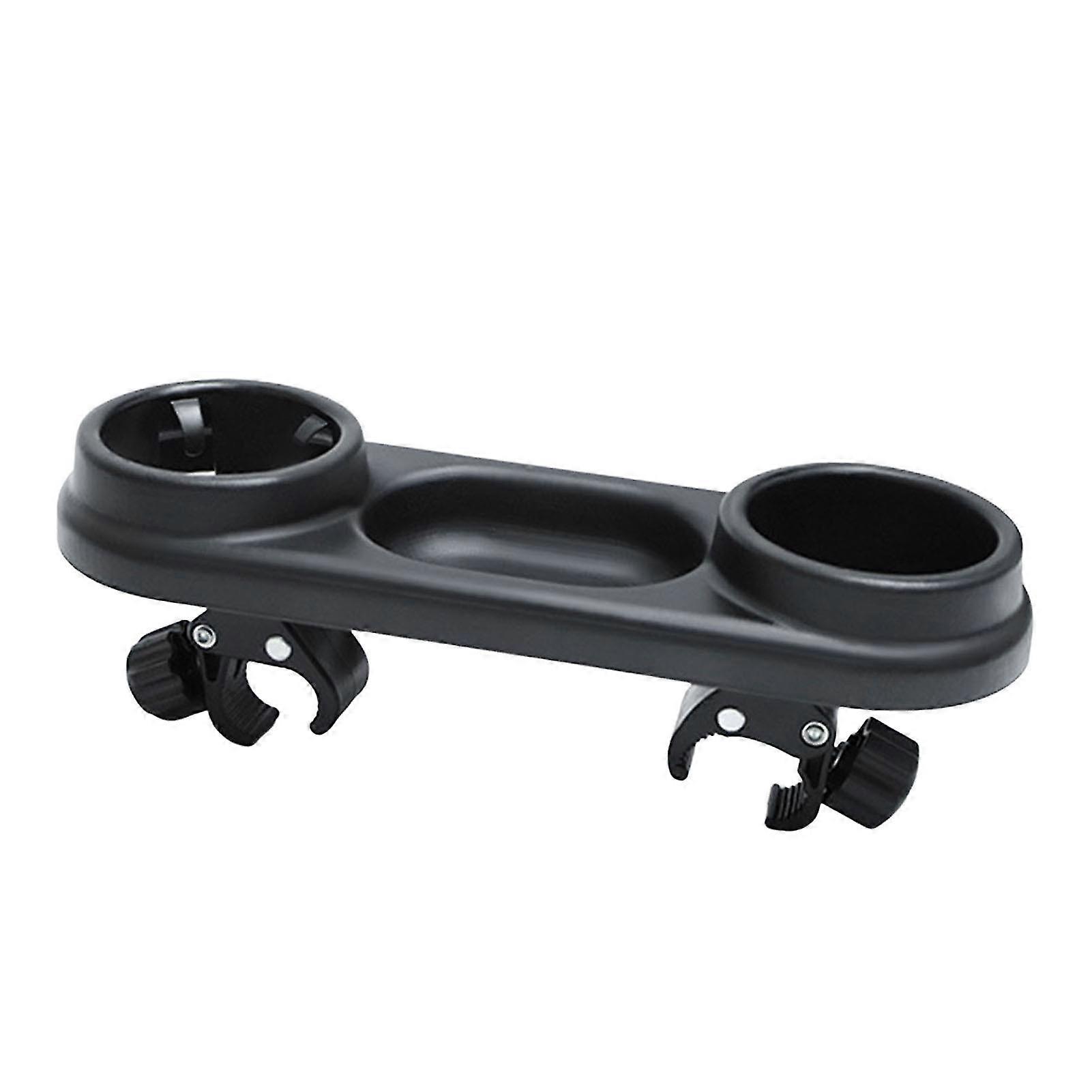Sinknap Stroller Cup Holder Strong Load-bearing Rotatable Built-in Elastic Fixing Strip Easy Disassembly Compartmentalised Supplementary Food Stroller