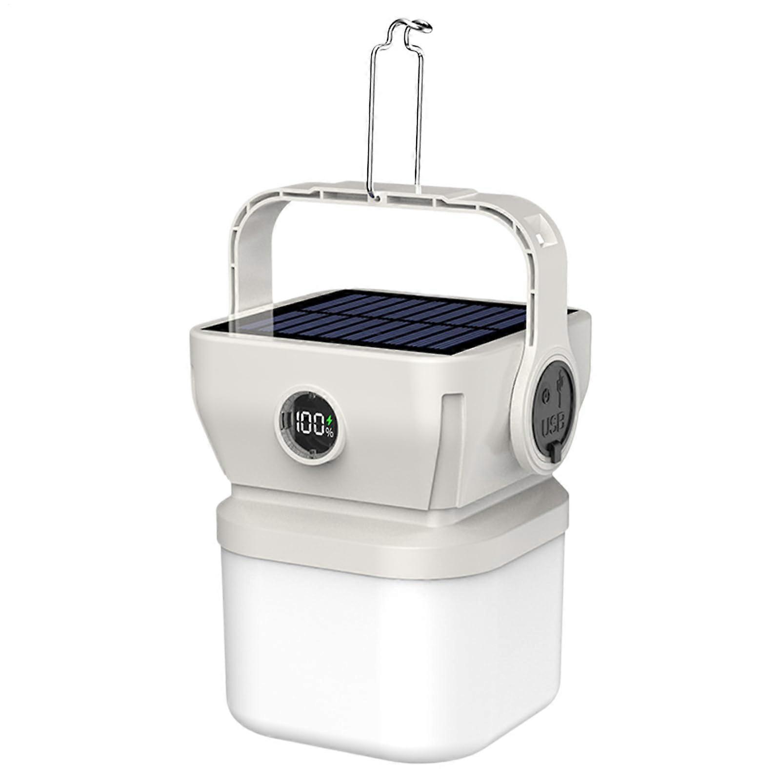 Solar Lantern for Camping - LED Camping Lantern - Folding Lantern for Hiking and Trekking - Power Outage Emergency Light