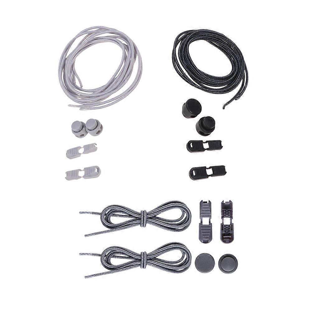 Elastic Shoe Laces Tieless Shoelaces Fast Tie 12Pcs Practical Use