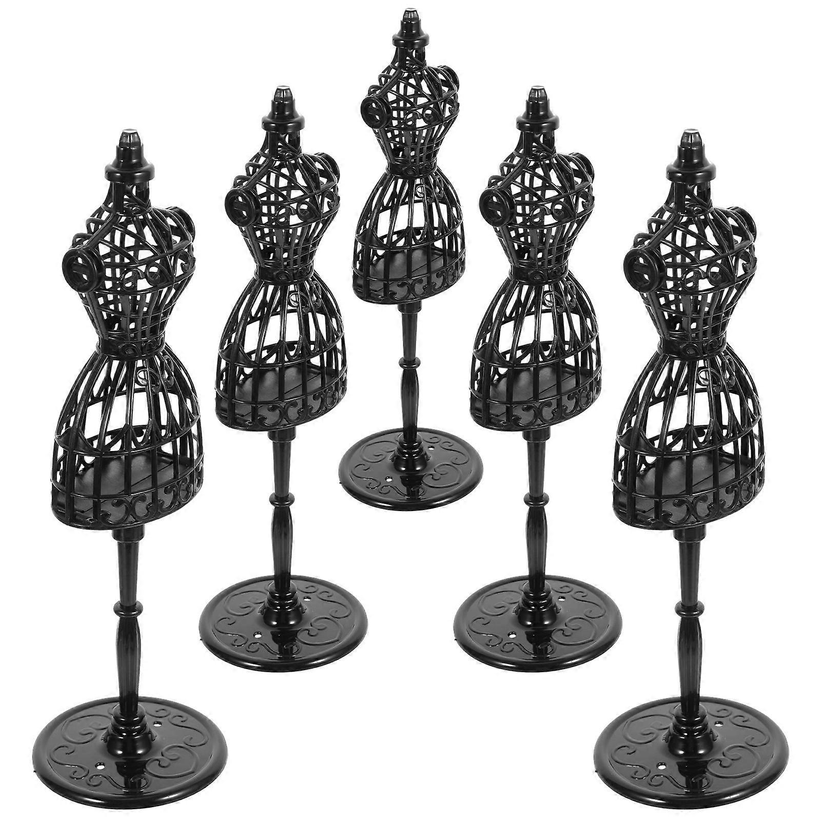 Plastic Doll Dress Support Mini Mannequin for Display 25Pcs