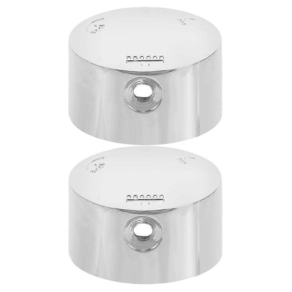 Handheld Shower Valve Replacement Set 2Pcs With Round Design For Homeowners Including Water Saving Design And Efficient Mixing Valve Function