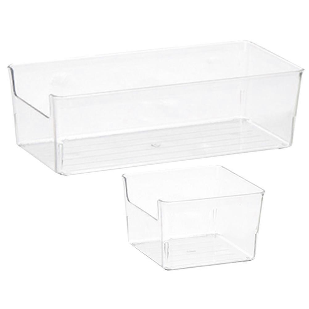 Desktop Drawer Organizing Boxes for Sundries Storage 6Pcs Transparent