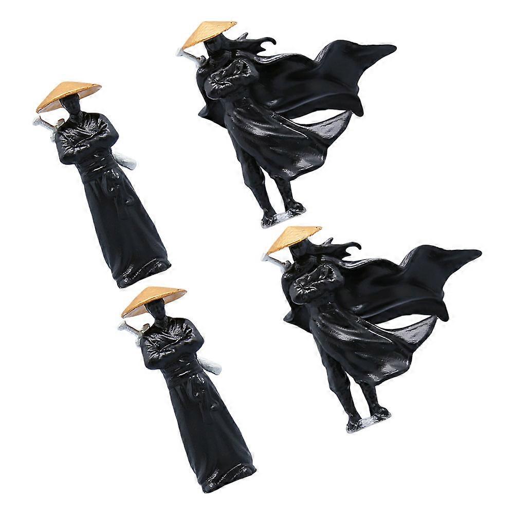 Plastic Chinese Figurines Models for Decor 8Pcs Miniature Terrarium Decor