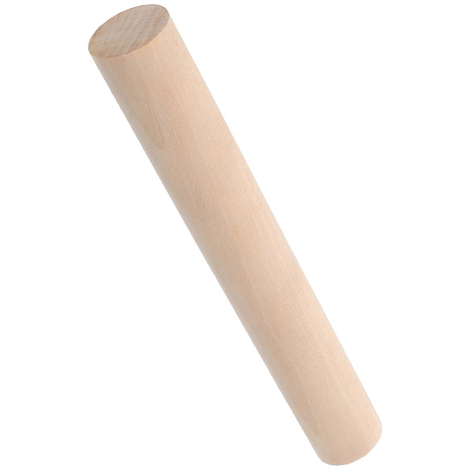 Small Wooden Dough Roller for Polymer Clay 5Pcs Elegant Baking Tool