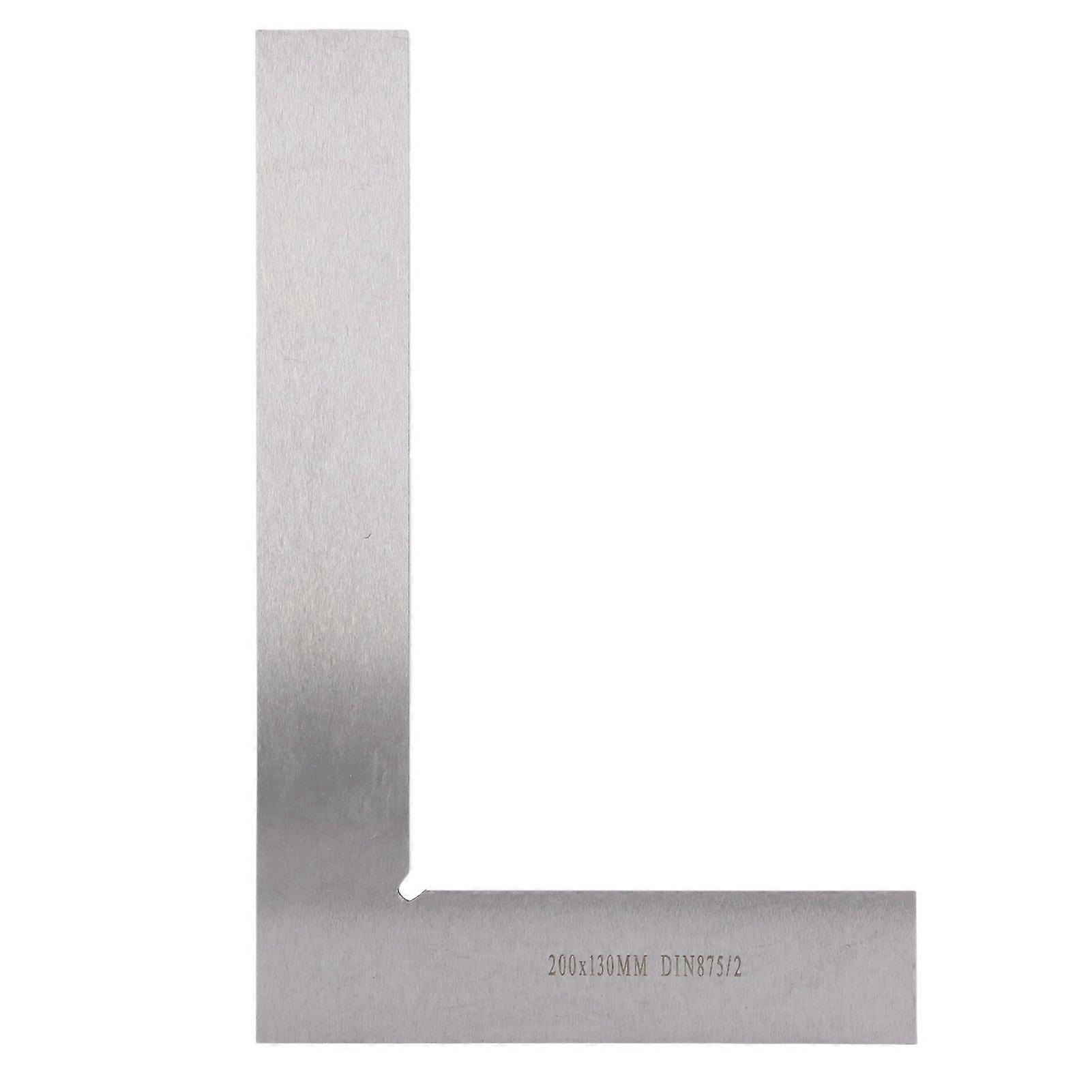 Machinist Square 200x130mm 90 Degree Right Angle High Accuracy Ergonomic Carbon Steel Engineer Square Ruler