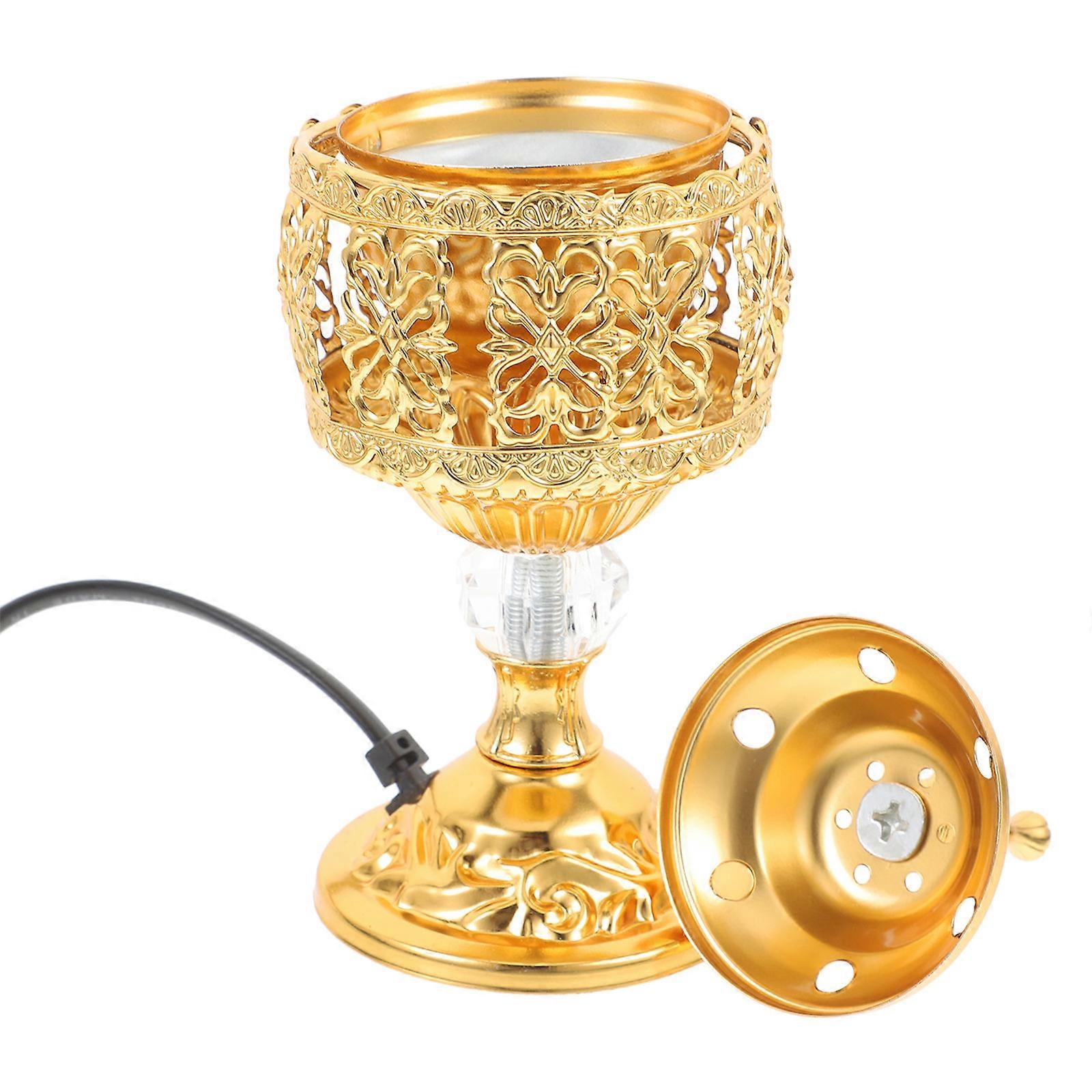 2Pcs Arabian Electric Incense Burner Ideal For Religious Ceremony Tea Room Featuring Certified Technology With Rectangular Shape