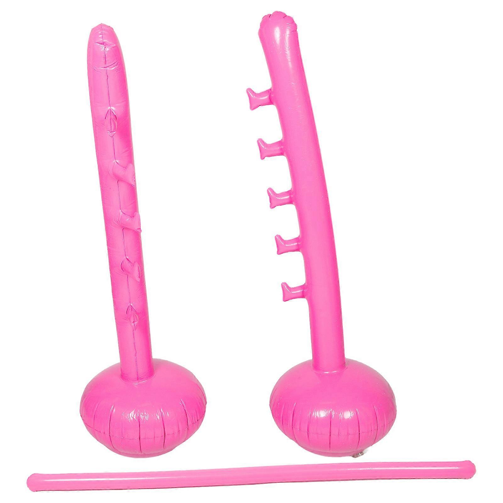 Funny Inflatable Limbo Game Jumping Stick For Backyard Events And Summer Parties 148X130X35CM 1Set