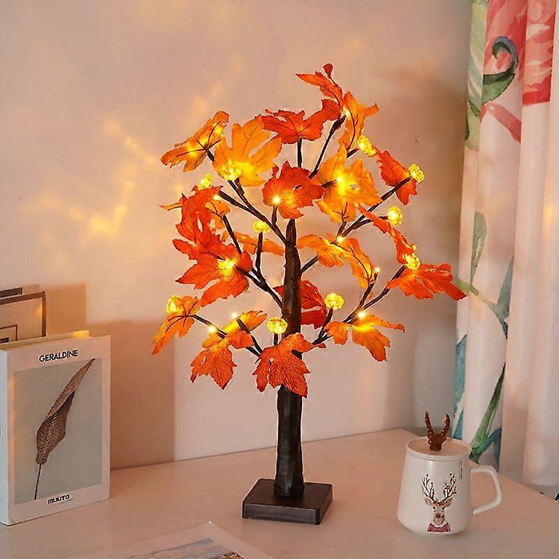 Maple Pumpkin Light, Style: Non-detachable Base Non-detachable Base