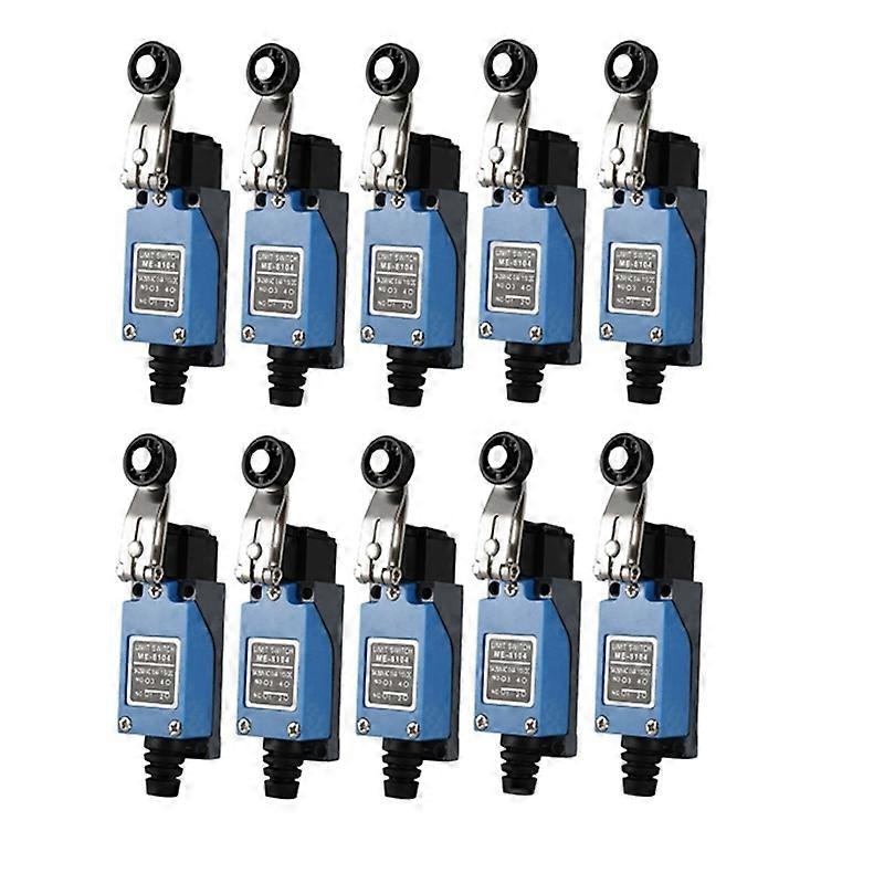 10Pcs ME-8104 Momentary Roller Arm Type Limit Switch for CNC Mill 5A