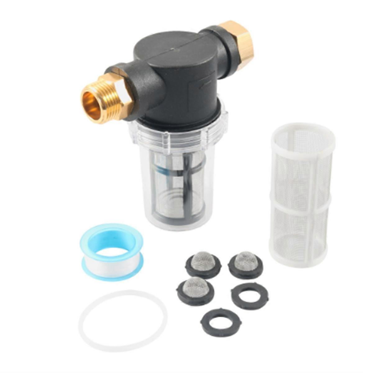 High Washer Machine Filter 3/4 Thread Garden Hose Filter Kit