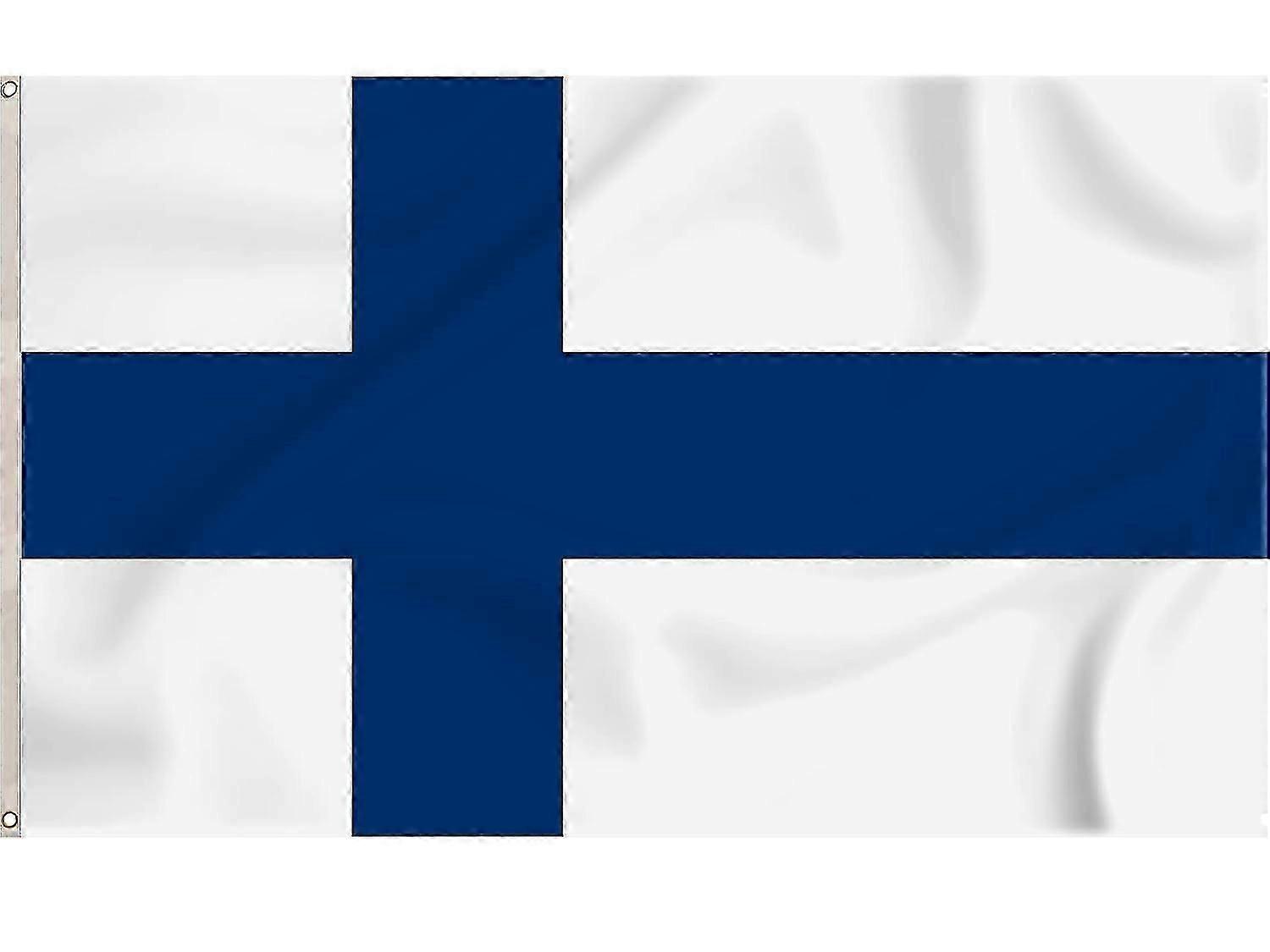 Finland Flag Finnish Flag European Flags with Eyelets EU Flag Mode 40