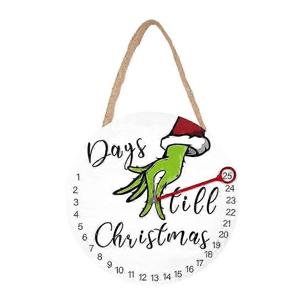 Julnedräkningshänge inomhusprydnader julkalenderdekorationer