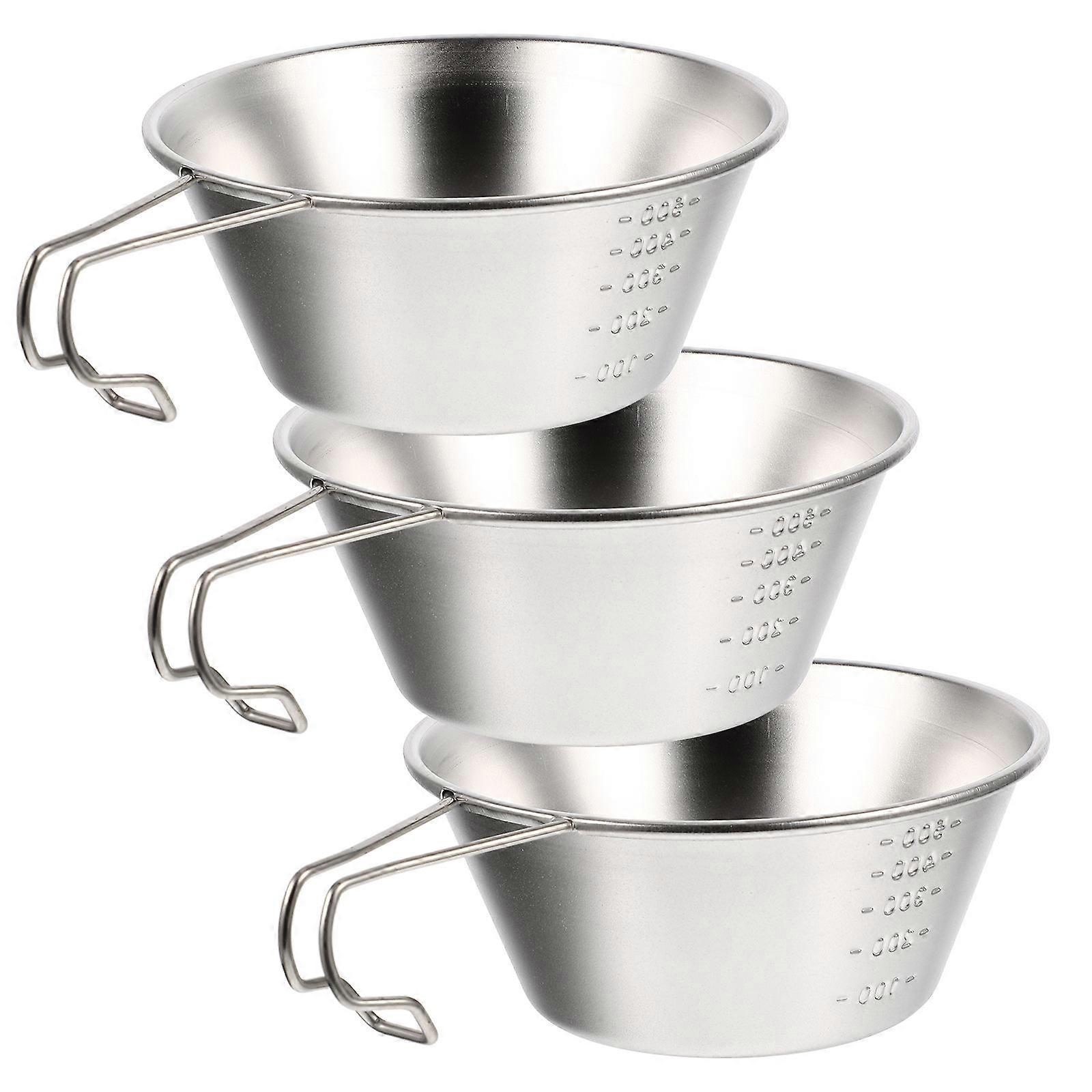 Durable Stainless Steel Camping Bowls for Outdoor Meals 12Pcs Portable Bowls