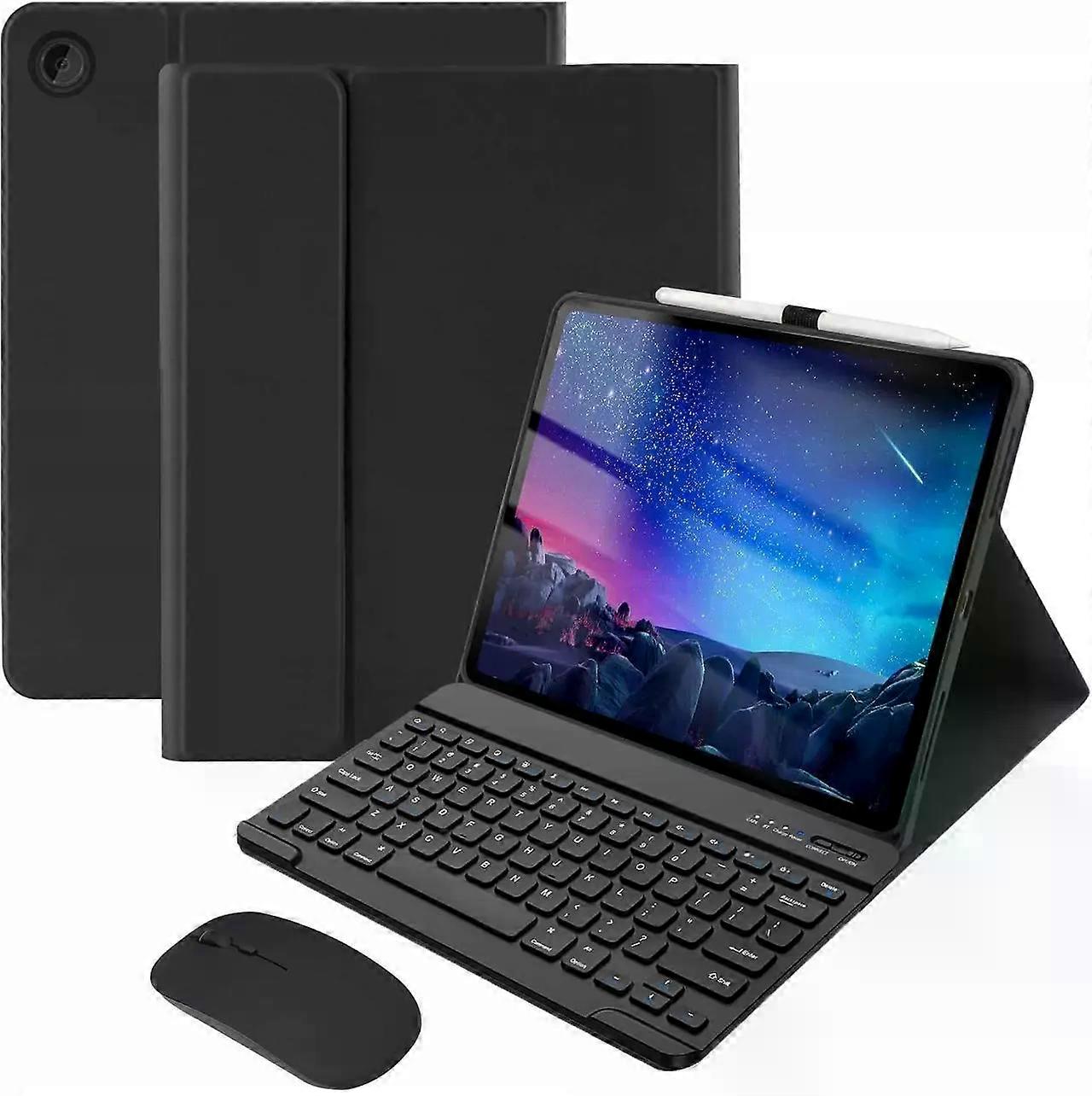 Bluetooth Keyboard Case with Mouse for Lenovo Tab M8 4th Gen 8.0 inch 2023 2024 TB300FU TB300XU Protective Cover with Wireless Mouse / Keyboard