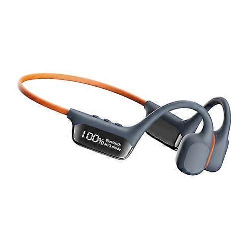 V2 Waterproof Bone Conduction Headphones For Swimming Blue