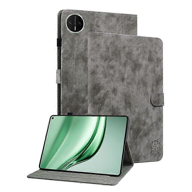 Tiger Mønster Flip Skinn Nettbrett Veske