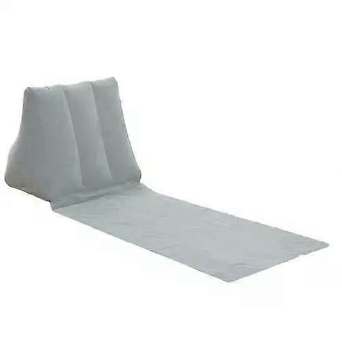 Inflatable Wedge Pillow With Mat PVC Flocking Travel Portable Back Support Triangle Cushion Beach Pillow