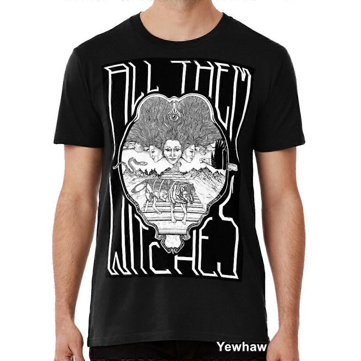 Všetky čarodejnice ATW čierno-biele tričko