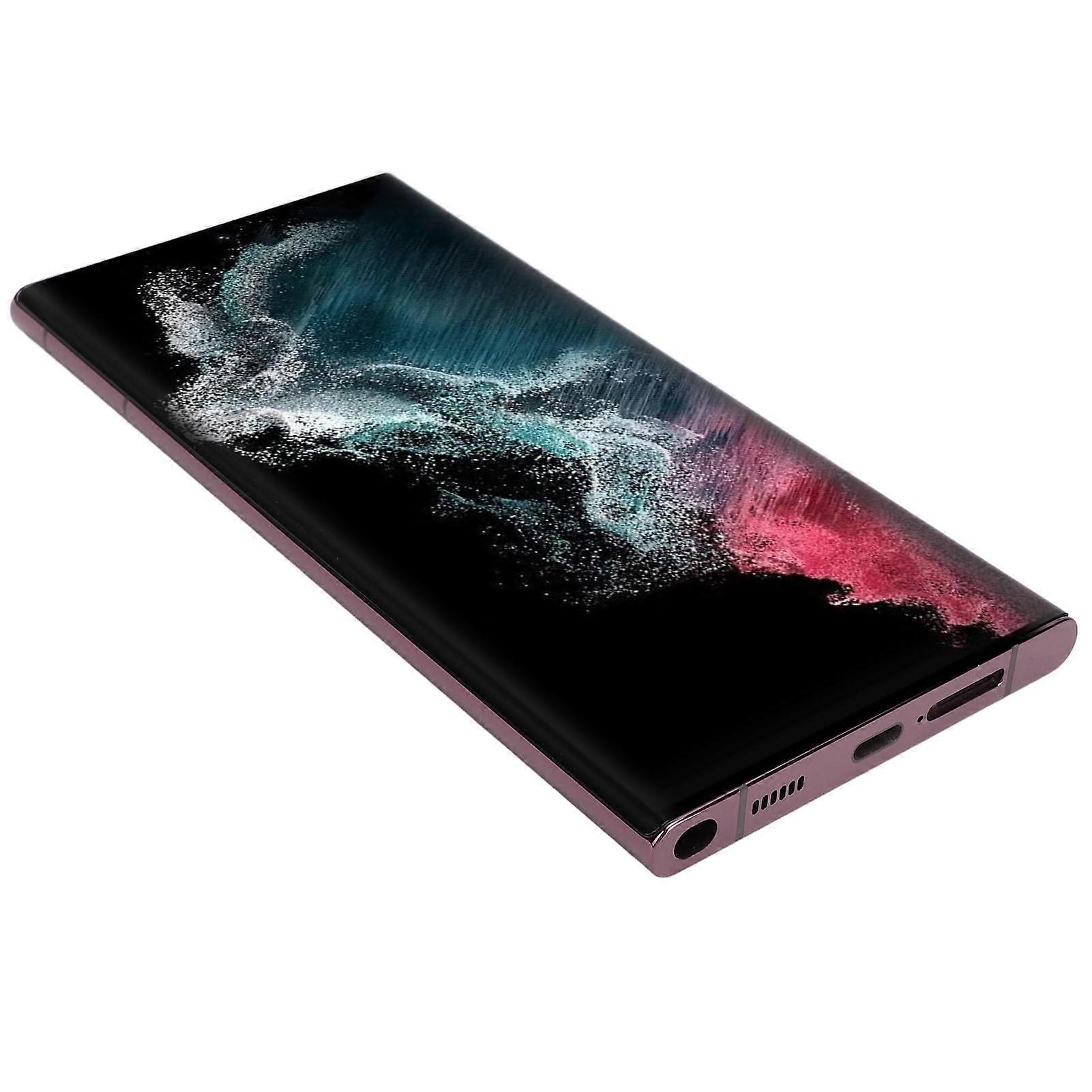 Phone LCD Screen Replacement Organic Light Emitting Diode Touch Digitizer Display Screen Assembly for Galaxy S22 Ultra Red 