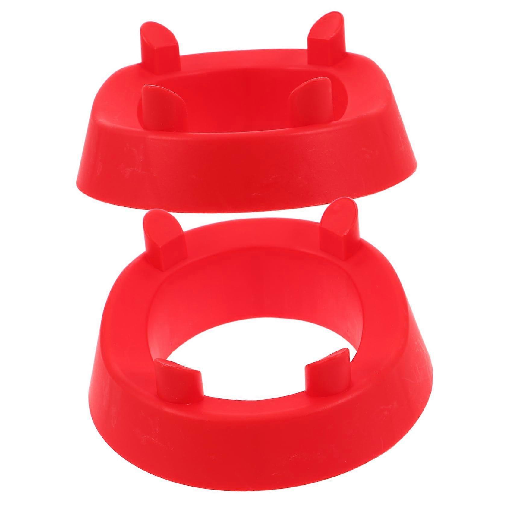 Soccer Display Holder 2Pack Red For Soccer Ball Display And Rugby Kicking Tee Stand Rack, Youth And Adults, Practice