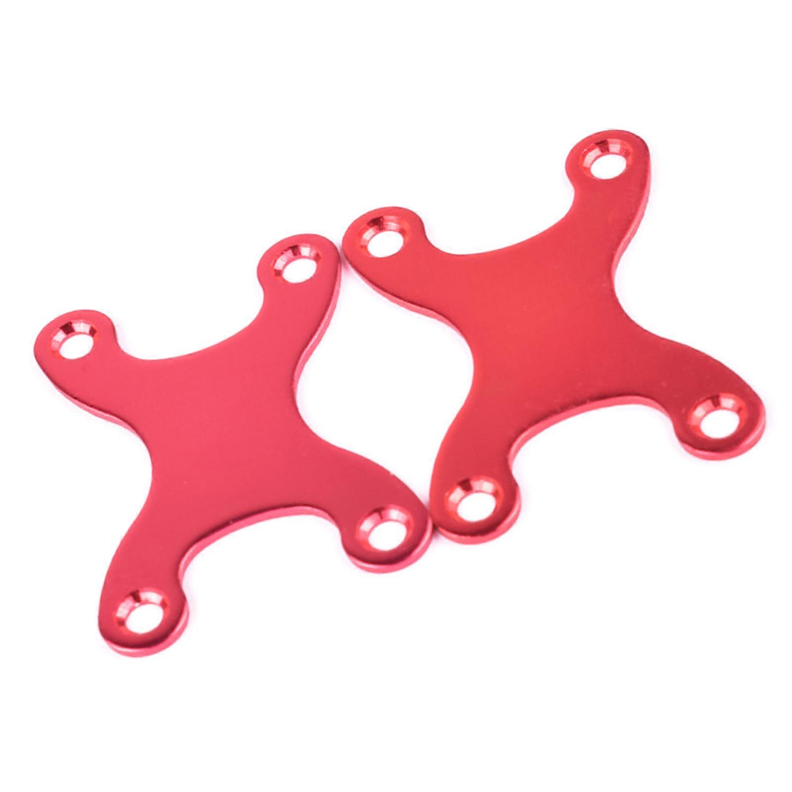 Quickly Install Aluminum Skateboard Bridge Pad for Improved Safety During Tricks And Street Cycling  Red