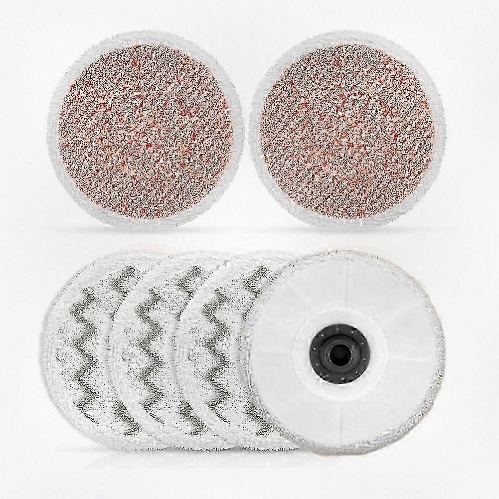 6 Replacement Mop Pads Compatible with Smartsteam Vacuum Model 3897a, Includes 4 Scrubby and 2 Heavy Duty Pads, Accessory Part 1641112