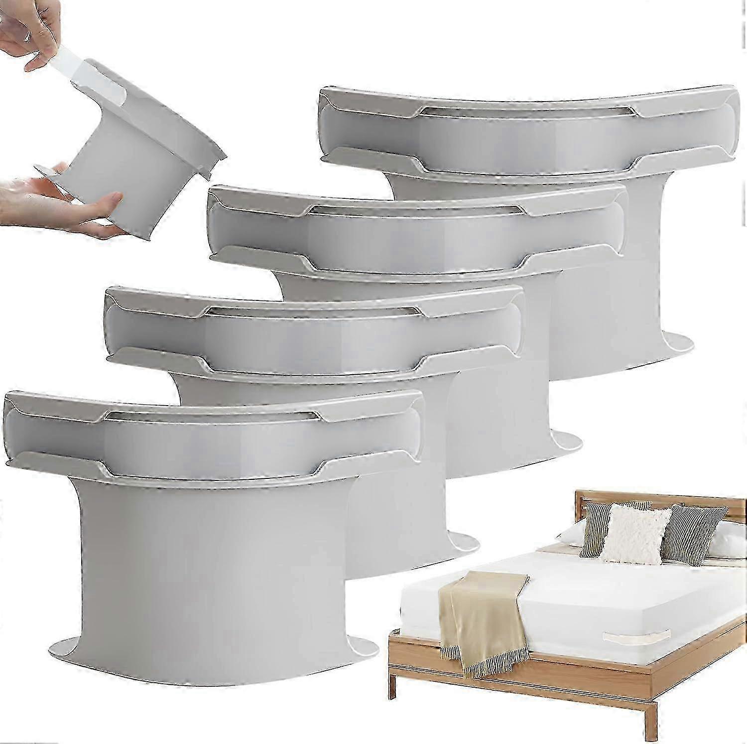 Bed Sheet Holder-Lock Sheet Holder for Corners Keep Sheets Firm & Tight - Heavy Duty Bed Sheet Holder with Locks Strips for All Sheet/Mattre