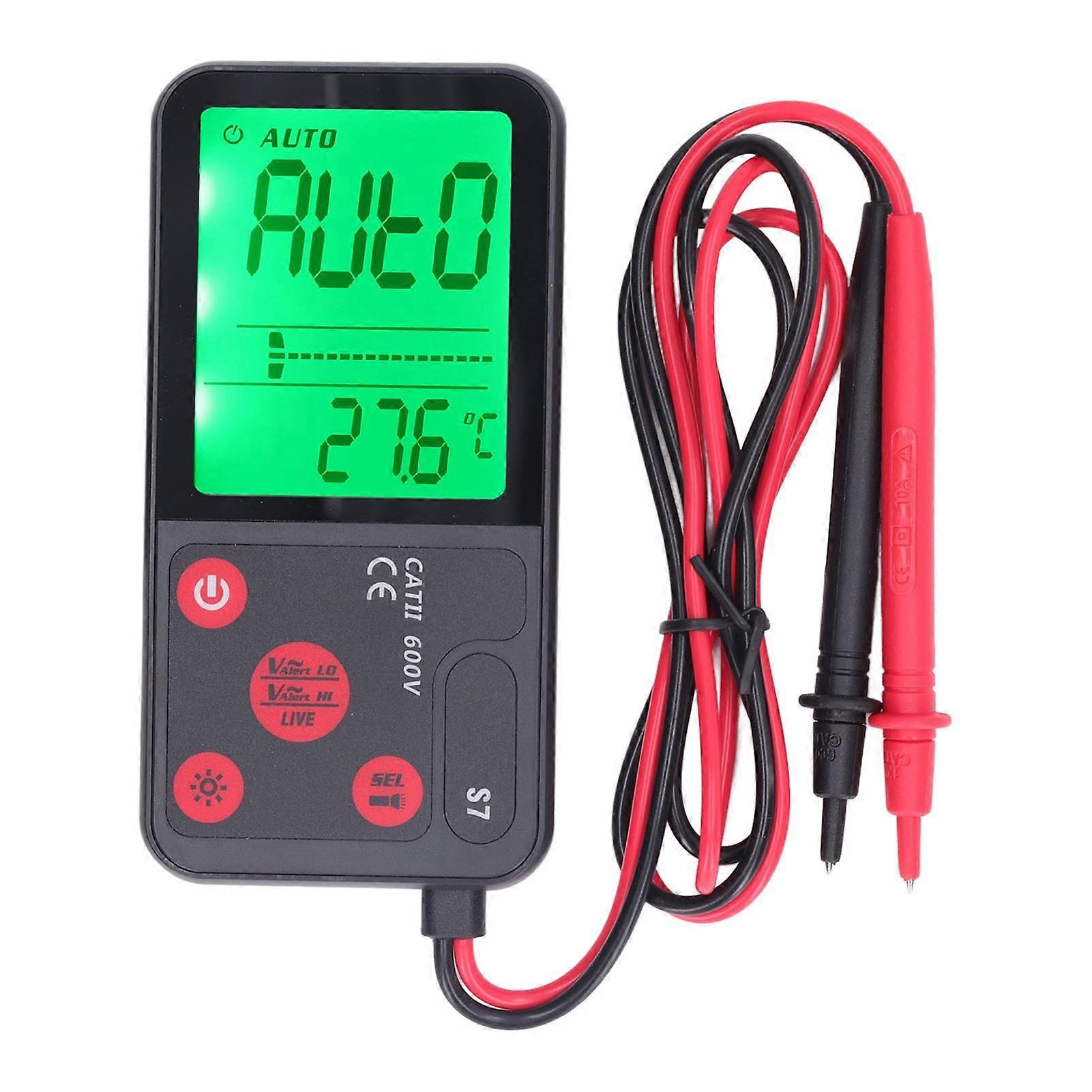 3.5in Digital Multimeter 6000 Counts Multifunctional Auto Identification Portable Voltmeter Voltage Meter