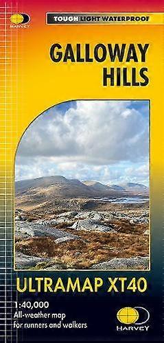 Galloway Hills Ultramap - Ultramap - Harvey Map Services Ltd - Travel maps - Harvey Map Services Ltd - Sheet map folded