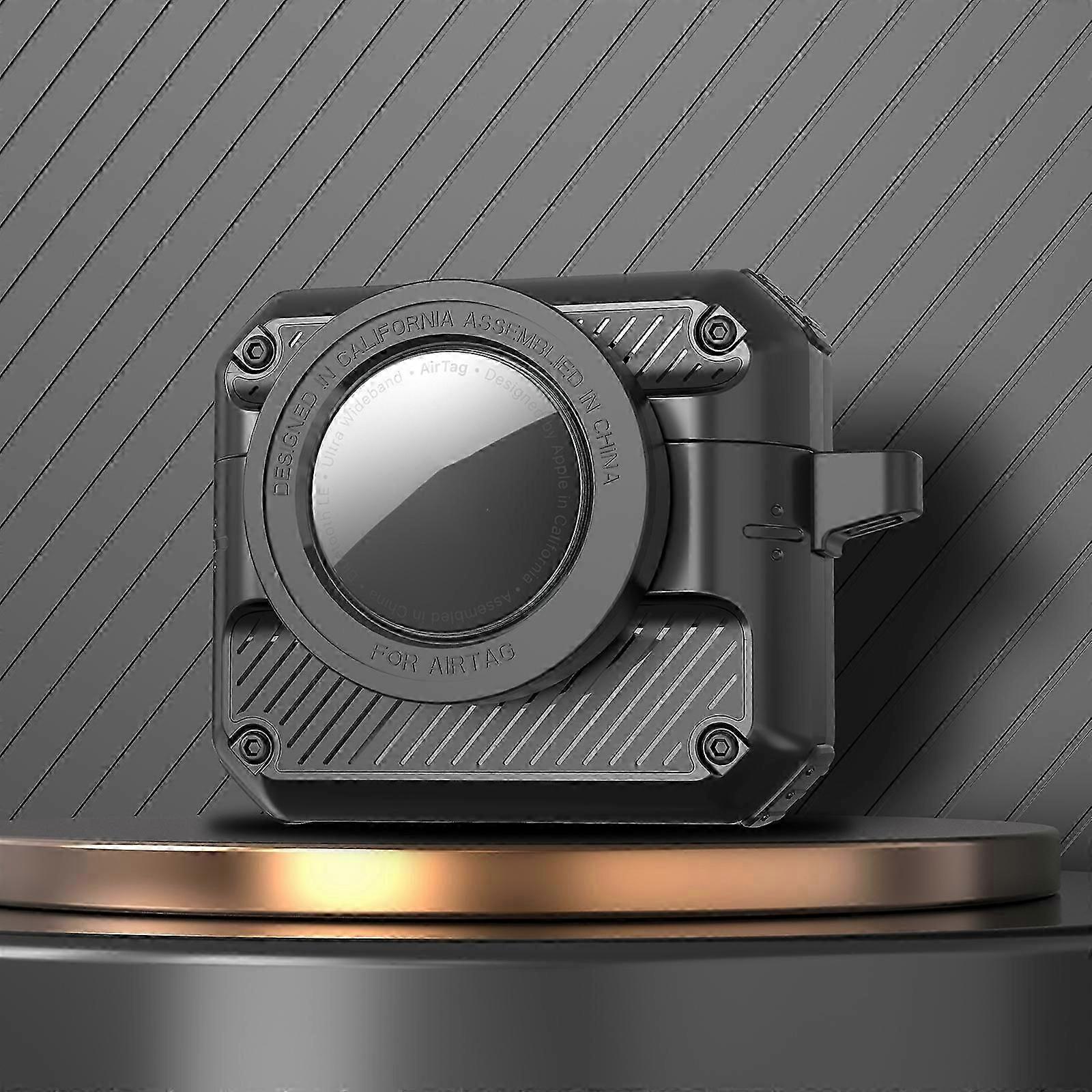 For AirPods 3 Automatic Flip Switch TPU+PC Earphone Case with AirTag