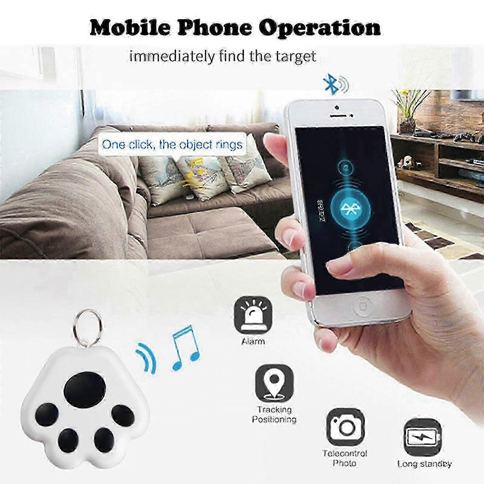 Gps Tracker Dog Cat Pet Mini Tag Smart Finder Locator Key Bluetooth Tracking Tracer