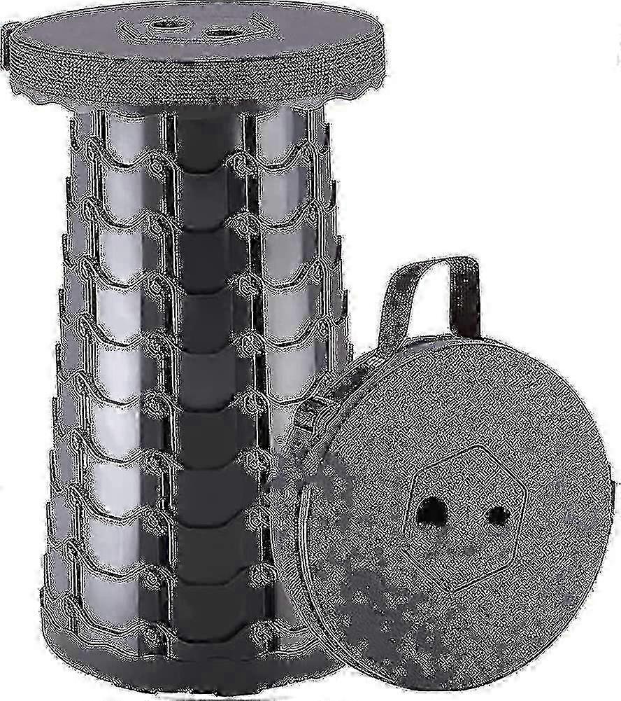 Portable Folding Chair Stool, Adjustable Height Telescopic Stool, Suitable