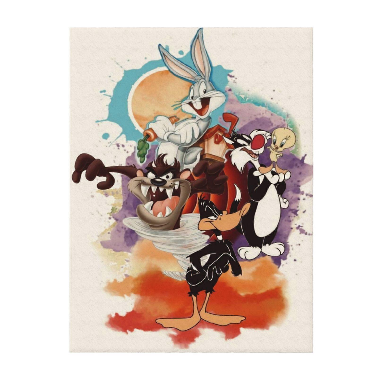 Looney Tunes Soft And Comfortable Throw Blanket Plush Lightweight Warm Plush Flannel Blanket And Throws For Couch Sofa Bed 60"X50"