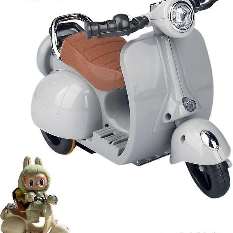 Labubu Scooter Toy with Light and Music Interactive Rotating Toy for Labubu Cute Labubu Have a Seat Toy Labubu Decor Desktop Ornaments for L