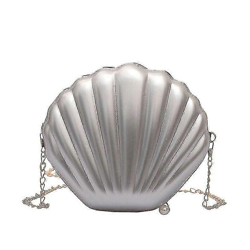 1pc New Seashell Shape Shoulder Bag Laser Mermaid Sea Shell Chain