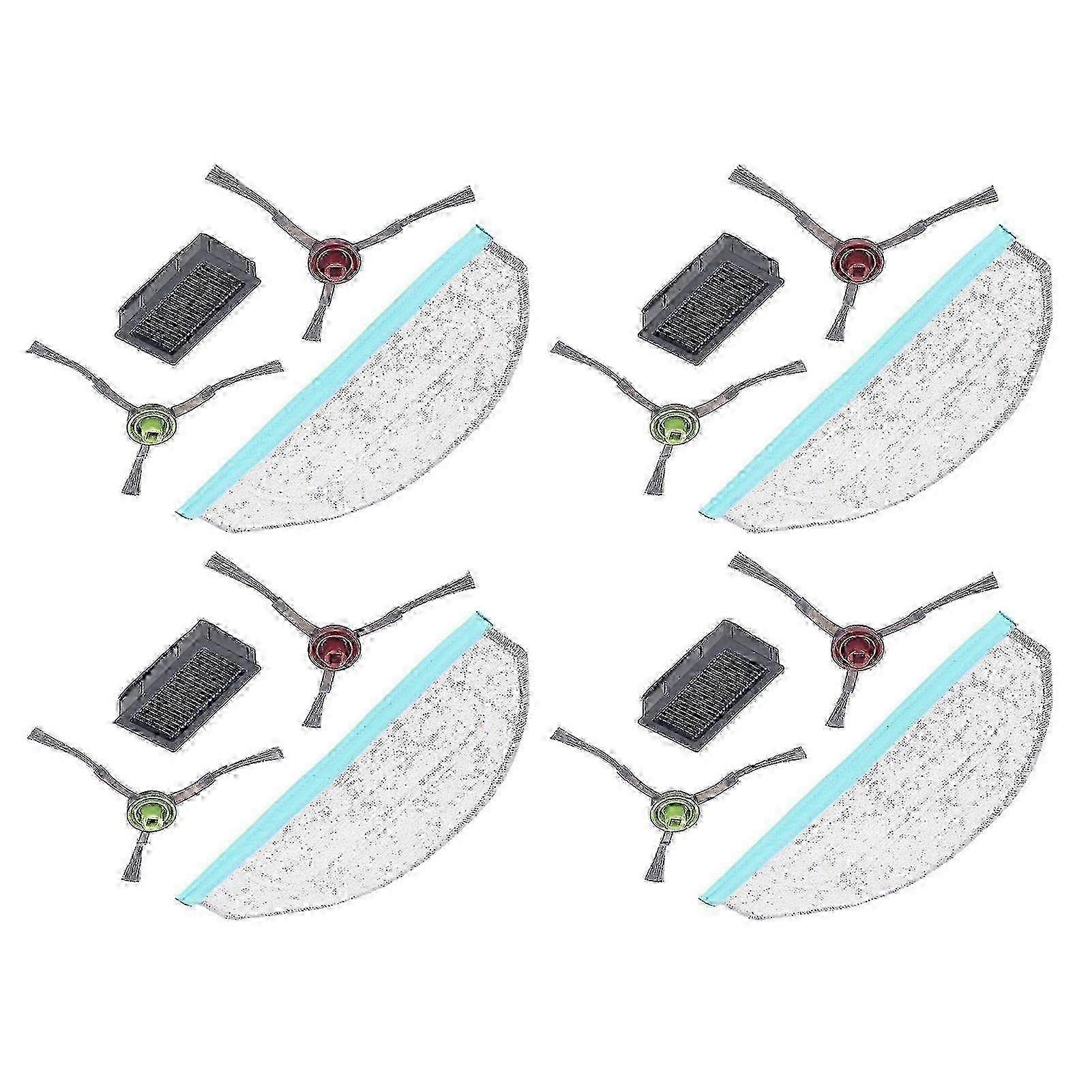 Yeedi CC Robot Vacuum Replacement Parts: Side Brush, Filter & Mop Cloth Set