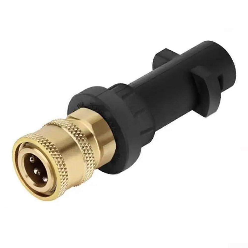 Pressure Foam Pot 14 QuickConnect Adapter Nozzle Compatible with Karcher ABS Brass Construction Harsh Conditions