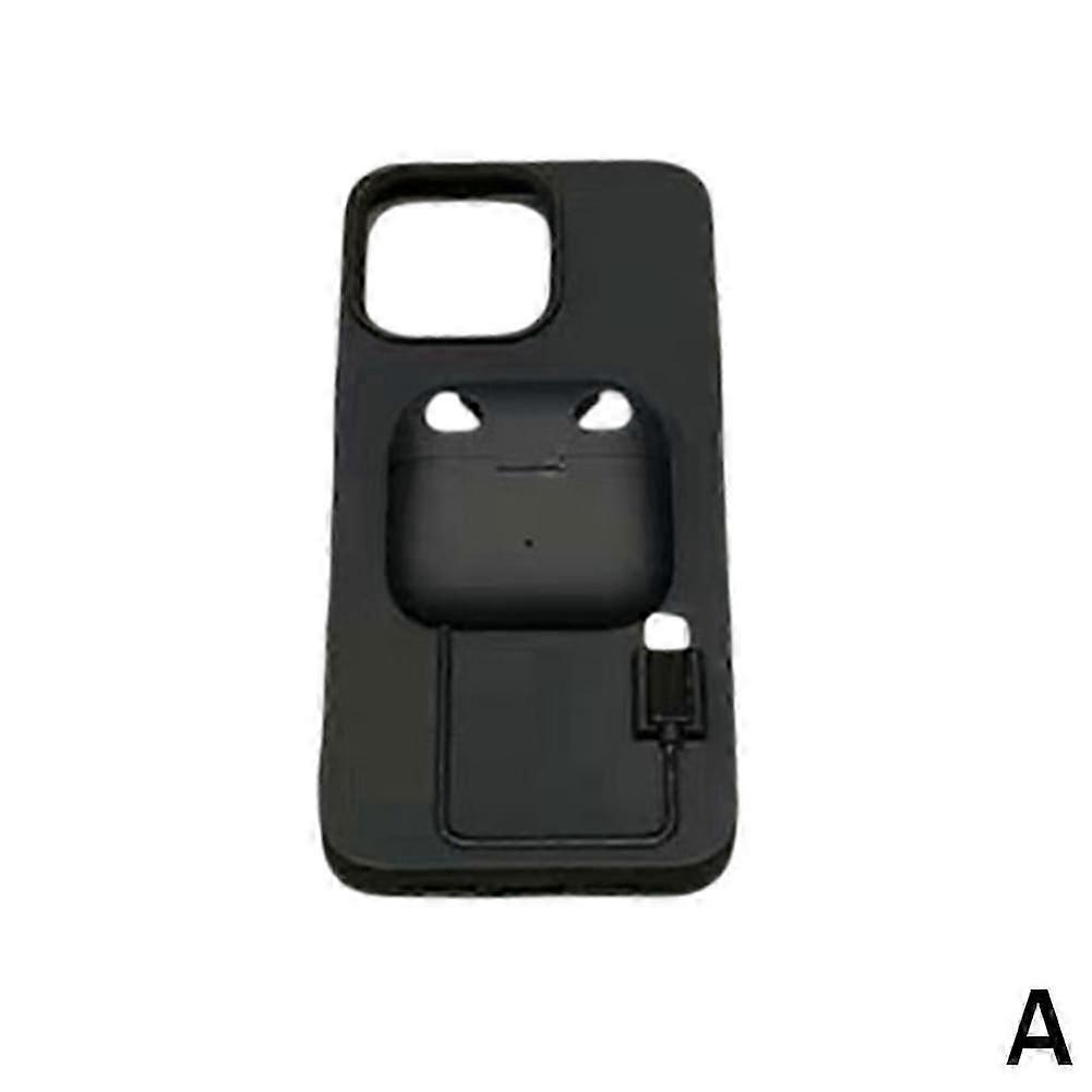 3-in-1 Smart Phone Case for iPhone 16 Series All Phone Case Wireless Earphones