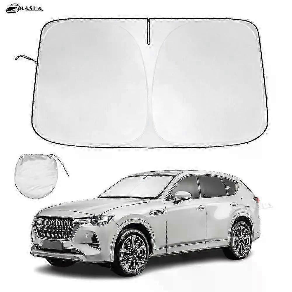 Windshield Sunshade for Mazda CX60 CX-60 CX 60 2020 2021 2022-2023 2024 Window Shade Sun Visor Protector Blocks UV Rays