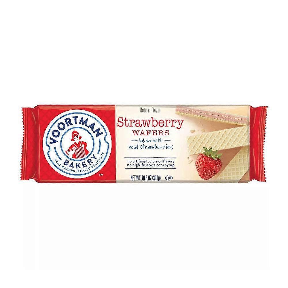 Voortman Strawberry Wafers, 10.6 Oz