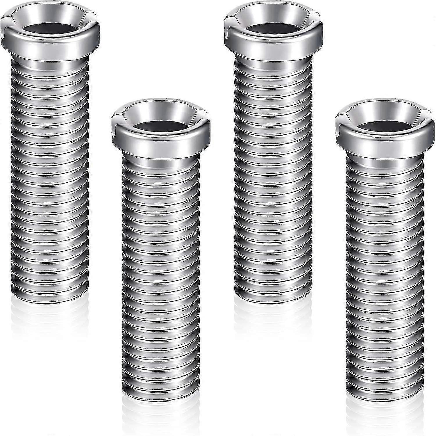 Rustfritt stål vask kurv skrue hjem servant avløp sil 4 stykker