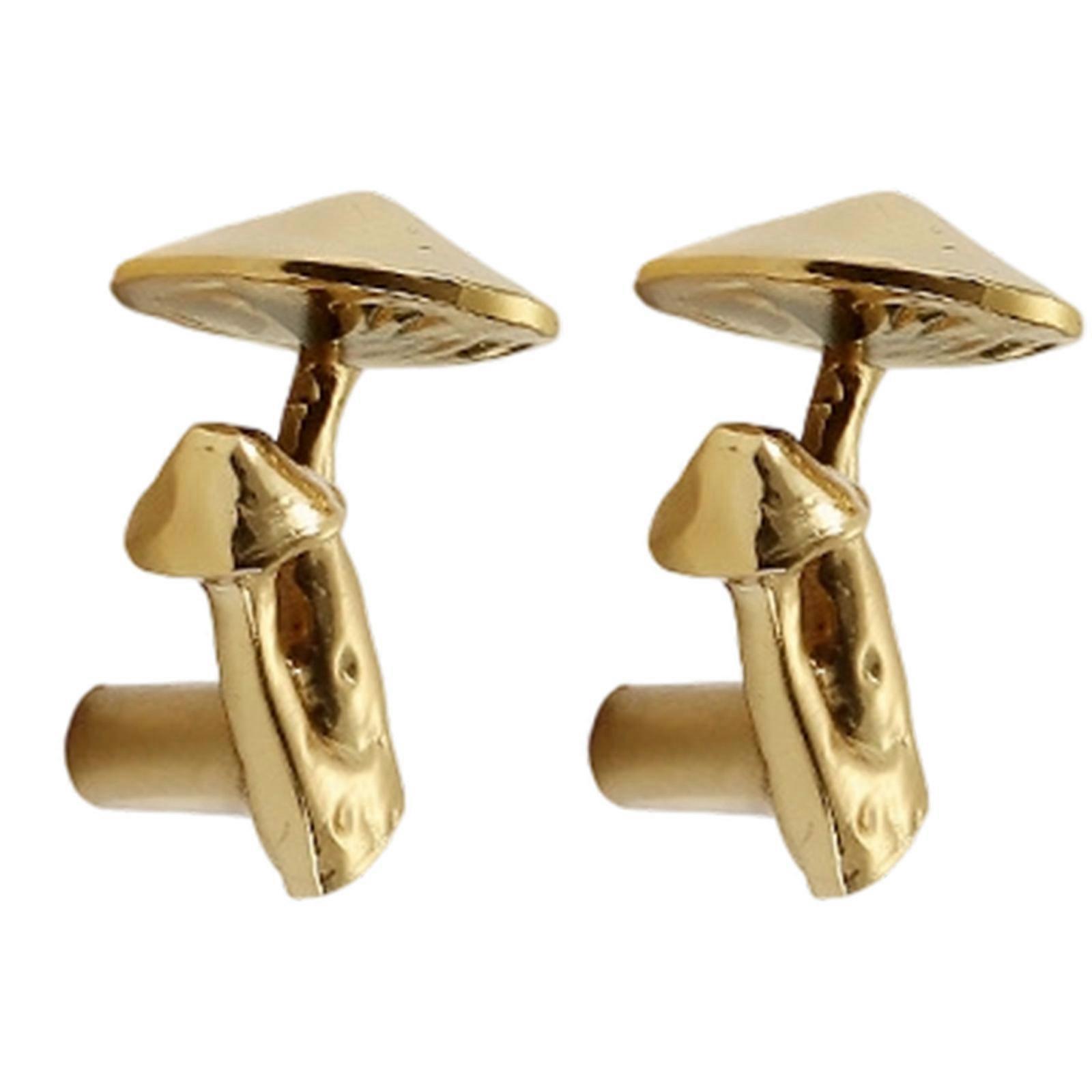 Mushroom Shape Metal Cabinet Drawer Handle Furniture Decorative Handle Cupboard Pulls Furniture Decoration Hardware Multicolor
