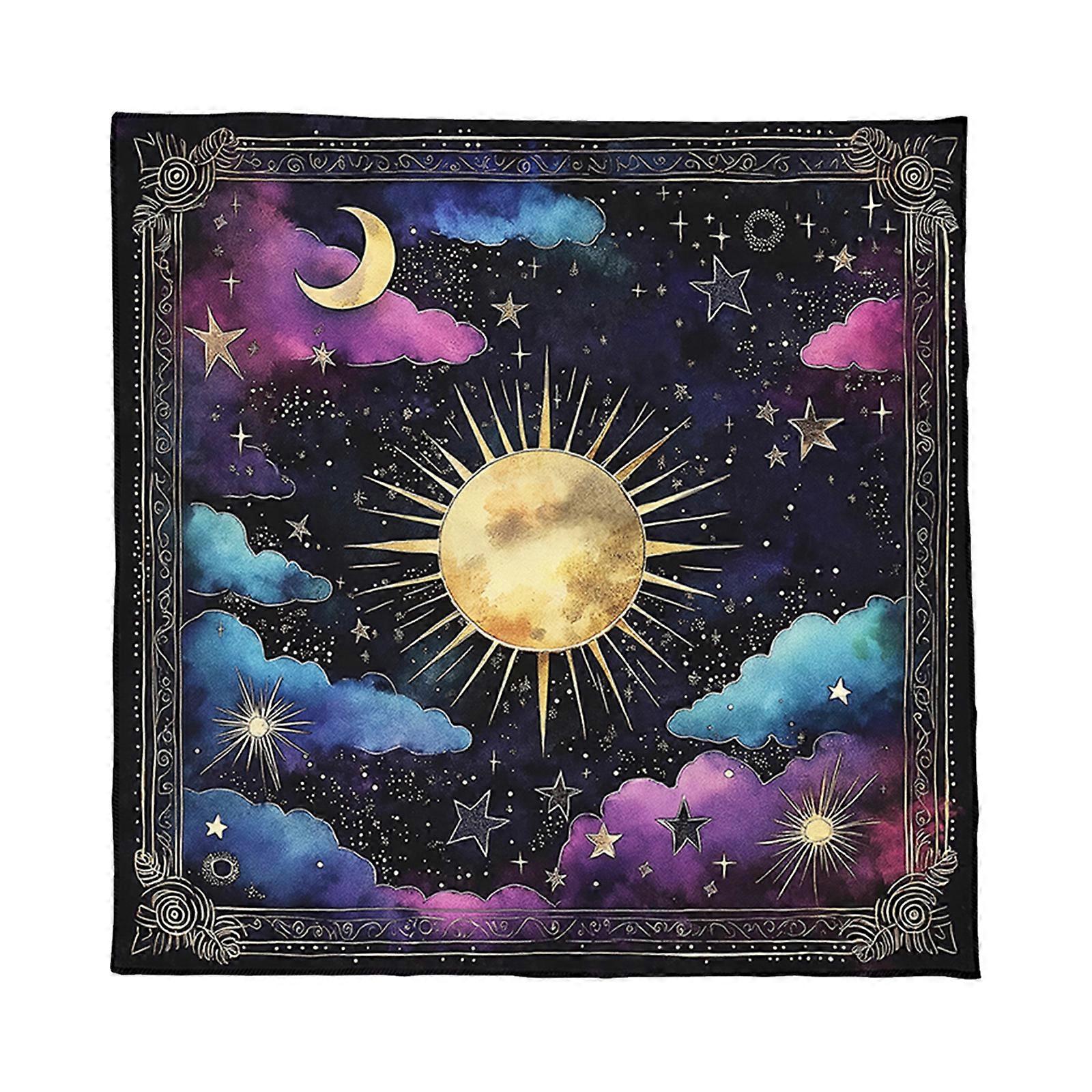 Additional Velutinous Divination Tablecloth Soft Permanent Face For Divination And Play Multiple Measurements Available  75x75cm