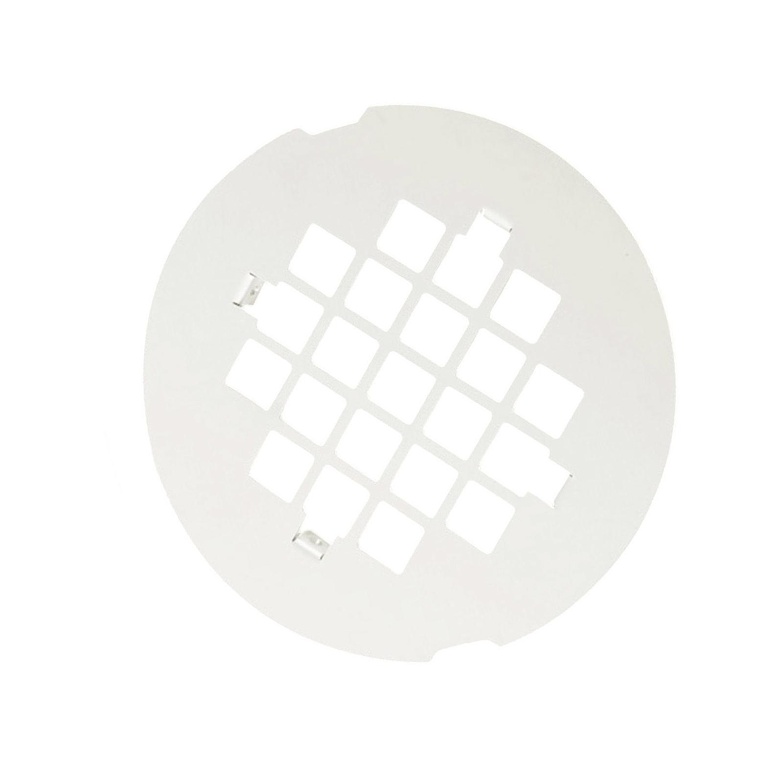 Upgrades Circular Floor Drain Gaskets Strong Steel Maintenance Without Performances Easy Installation for Various Drainages  White