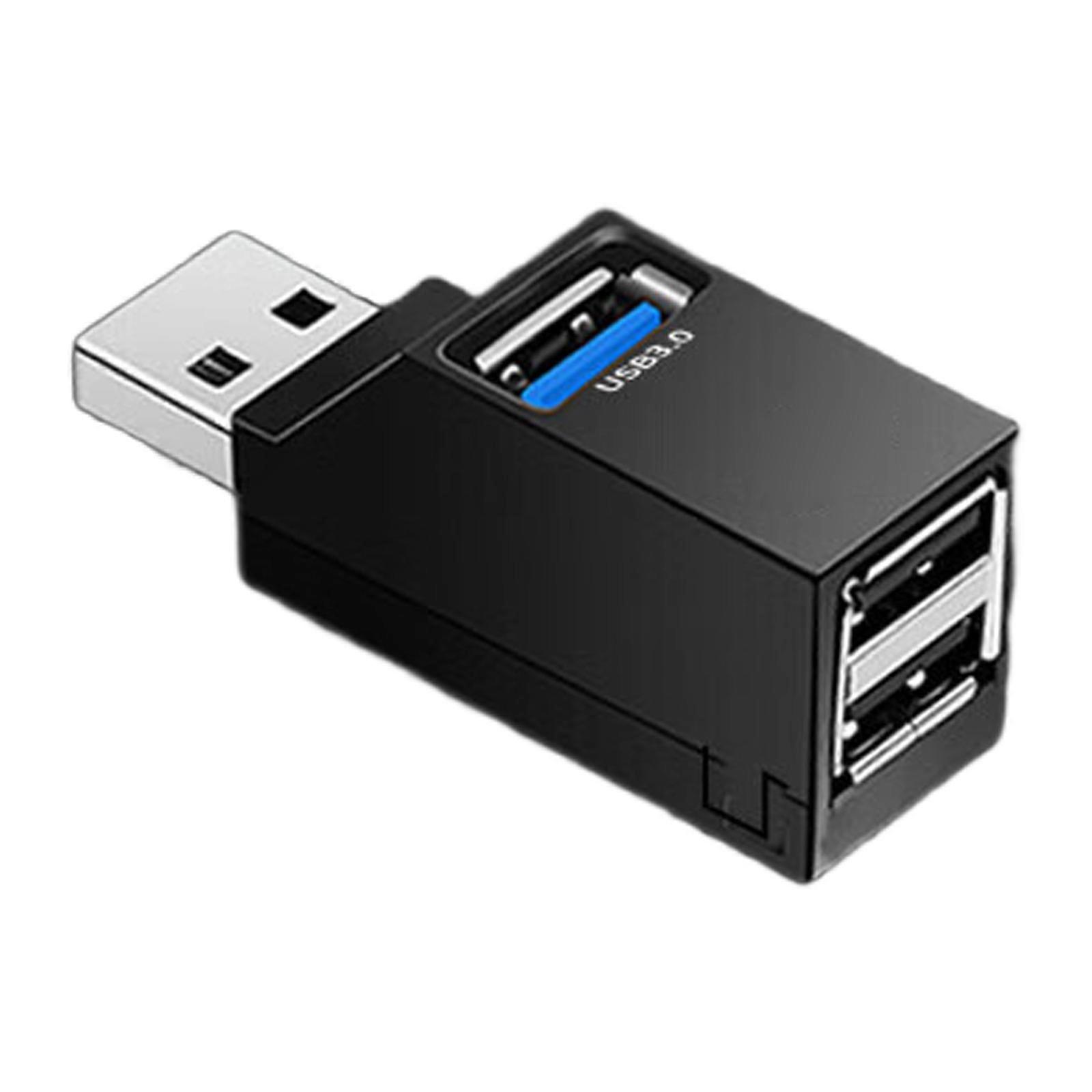 Fast Speed USB3.0 Hub 3 Port Expansion Durability Metal Housing Universal Compatibility Computer Accessory Multicolor