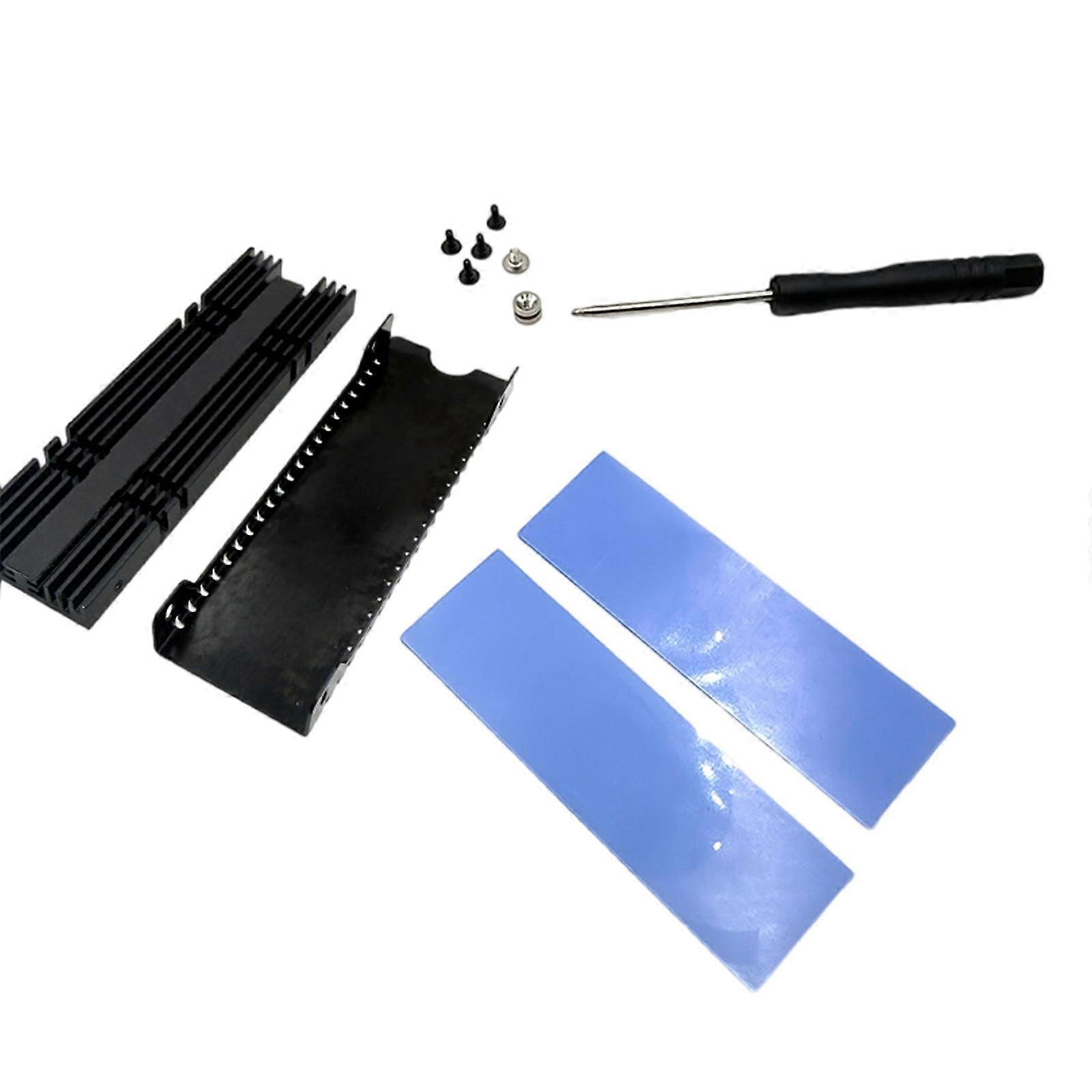 Advanced Heat Solution For M.2 2280 NVMe Drive Optimized Airflows Design Reduces 5℃-30℃ Operating Temperatures Multicolor